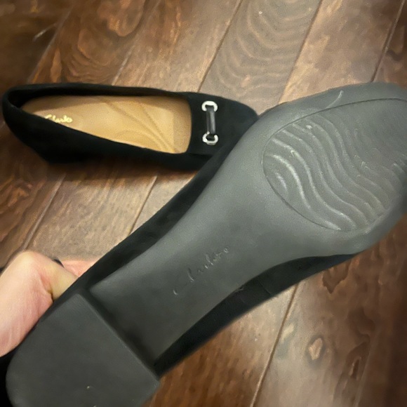 Clark suede heel ballerina NEW - Picture 4 of 5